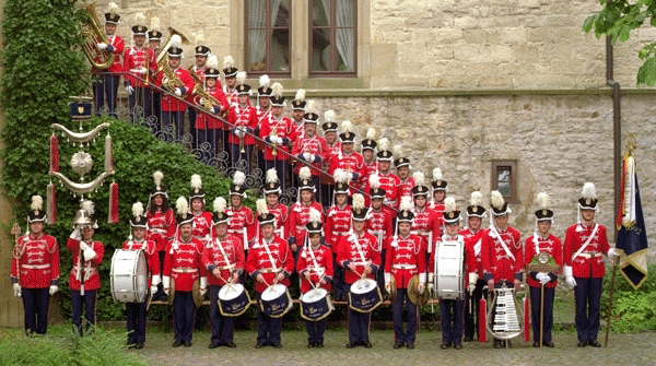 Der Spielmannszug in Uniform